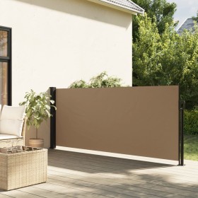 Einziehbare Seitenmarkise grau taupe 100x500 cm von vidaXL, Sonnenschirme - Ref: Foro24-4004394, Preis: 92,99 €, Rabatt: %