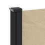 Toldo lateral retráctil beige 220x300 cm de vidaXL, Sombrillas - Ref: Foro24-4004375, Precio: 131,50 €, Descuento: %