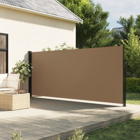 Toldo lateral retráctil gris taupe 160x600 cm de vidaXL, Sombrillas - Ref: Foro24-4004529, Precio: 117,99 €, Descuento: %