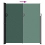 Toldo lateral retráctil verde oscuro 220x300 cm de vidaXL, Sombrillas - Ref: Foro24-4004380, Precio: 118,58 €, Descuento: %