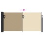 Einziehbare beige Seitenmarkise 100x300 cm von vidaXL, Sonnenschirme - Ref: Foro24-4004270, Preis: 85,96 €, Rabatt: %