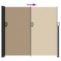 Toldo lateral retráctil gris taupe 180x300 cm de vidaXL, Sombrillas - Ref: Foro24-4004349, Precio: 110,42 €, Descuento: %