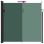 Toldo lateral retráctil verde oscuro 200x600 cm de vidaXL, Sombrillas - Ref: Foro24-4004560, Precio: 132,99 €, Descuento: %