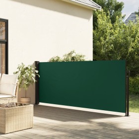 Dark green retractable side awning 140x600 cm by vidaXL, Umbrellas - Ref: Foro24-4004515, Price: 112,58 €, Discount: %