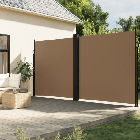 Toldo lateral retráctil gris taupe 200x600 cm de vidaXL, Sombrillas - Ref: Foro24-4004664, Precio: 147,46 €, Descuento: %