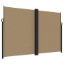 Retractable lateral awning in taupe gray, 220x600 cm. by vidaXL, Umbrellas - Ref: Foro24-4004679, Price: 143,12 €, Discount: %