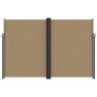 Toldo lateral retráctil gris taupe 220x600 cm de vidaXL, Sombrillas - Ref: Foro24-4004679, Precio: 143,12 €, Descuento: %