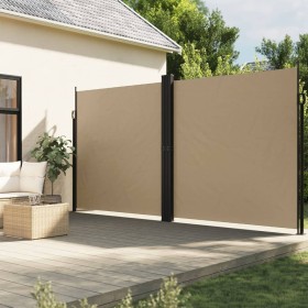 Toldo lateral retráctil beige 220x1000 cm de vidaXL, Sombrillas - Ref: Foro24-4004780, Precio: 175,78 €, Descuento: %