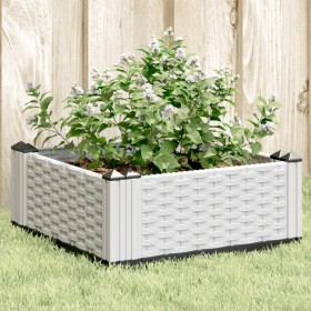 Planter with white PP pegs 42.5x42.5x28.5 cm by vidaXL, Pots and planters - Ref: Foro24-368005, Price: 22,99 €, Discount: %