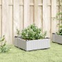 Jardinera con clavijas PP blanco 42,5x42,5x28,5 cm de vidaXL, Maceteros y jardineras - Ref: Foro24-368005, Precio: 22,87 €, D...