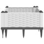 Planter with white PP pegs 42.5x42.5x28.5 cm by vidaXL, Pots and planters - Ref: Foro24-368005, Price: 22,87 €, Discount: %