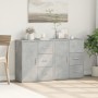 Sideboard aus Ingenieurholz 2 Stück Beton grau 60x31x70 cm von vidaXL, Sideboards - Ref: Foro24-3276556, Preis: 150,69 €, Rab...