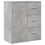 Aparador de madera ingeniería 2 uds gris hormigón 60x31x70 cm de vidaXL, Aparadores - Ref: Foro24-3276556, Precio: 149,99 €, ...