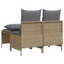 Set Gartensofas mit Kissen 4 Stück synthetisches Rattan beige von vidaXL, Gartensets - Ref: Foro24-368383, Preis: 187,99 €, R...