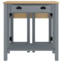 5-piece solid pine wood bar set in gray. by vidaXL, Furniture sets for kitchens and dining rooms - Ref: Foro24-3217076, Price...