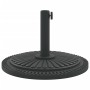 Semicircular umbrella base for poles with Ø38/48 mm, 12 kg. by vidaXL, Umbrella bases - Ref: Foro24-4007980, Price: 37,99 €, ...