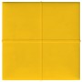 Paneles de pared 12 uds terciopelo amarillo 30x30 cm 1,08 m² de vidaXL, Recubrimiento de paredes - Ref: Foro24-344048, Precio...