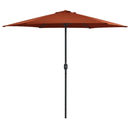 Garden umbrella with terracotta aluminum pole 270x246 cm by vidaXL, Umbrellas - Ref: Foro24-47349, Price: 54,24 €, Discount: %