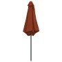 Garden umbrella with terracotta aluminum pole 270x246 cm by vidaXL, Umbrellas - Ref: Foro24-47349, Price: 54,24 €, Discount: %