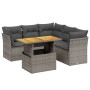 Set Gartensofas mit Kissen 5 Stück synthetisches Rattangrau von vidaXL, Gartensets - Ref: Foro24-3270829, Preis: 415,02 €, Ra...