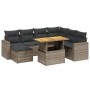 Garden sofa set 8 pieces and gray synthetic rattan cushions by vidaXL, Garden sets - Ref: Foro24-3275608, Price: 581,70 €, Di...