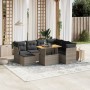 Set mit 8 Gartensofas und Kissen synthetisches Rattangrau von vidaXL, Gartensets - Ref: Foro24-3275496, Preis: 535,33 €, Raba...