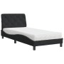 Cama con colchón terciopelo negro 80x200 cm de vidaXL, Camas y somieres - Ref: Foro24-3208624, Precio: 253,50 €, Descuento: %