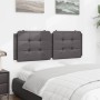 Gray synthetic leather padded bed headboard 140 cm by vidaXL, Headboards and footboards - Ref: Foro24-374862, Price: 41,99 €,...