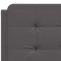 Gray synthetic leather padded bed headboard 140 cm by vidaXL, Headboards and footboards - Ref: Foro24-374862, Price: 41,99 €,...