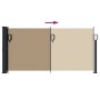 Toldo lateral retráctil gris taupe 100x300 cm de vidaXL, Sombrillas - Ref: Foro24-4004274, Precio: 79,13 €, Descuento: %