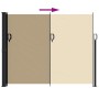 Toldo lateral retráctil beige 160x500 cm de vidaXL, Sombrillas - Ref: Foro24-4004435, Precio: 118,19 €, Descuento: %