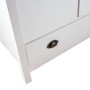 Hill 2-türiger Kleiderschrank aus massivem weißem Kiefernholz 89x50x170cm von vidaXL, Kleiderschränke - Ref: Foro24-288948, P...