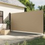 Beige retractable side awning 220x500 cm by vidaXL, Umbrellas - Ref: Foro24-4004480, Price: 144,21 €, Discount: %