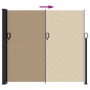 Toldo lateral retráctil gris taupe 180x500 cm de vidaXL, Sombrillas - Ref: Foro24-4004454, Precio: 120,96 €, Descuento: %