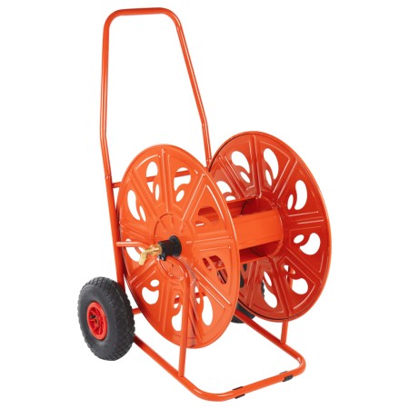 Carrito carrete para manguera de 140 m 3/4" acero de vidaXL, Soporte de manguera de jardín - Ref: Foro24-4005287, Precio: 292...