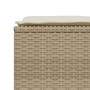 Garden stools with cushions 4 pcs beige synthetic rattan by vidaXL, Outdoor ottomans - Ref: Foro24-368366, Price: 128,99 €, D...