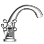 SCHÜTTE Grifo mezclador de lavabo 2 mandos ELK cromado de SCHÜTTE, Grifos - Ref: Foro24-429362, Precio: 91,95 €, Descuento: %