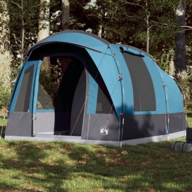 Blue waterproof 3-person tunnel tent by vidaXL, tents - Ref: Foro24-94623, Price: 170,74 €, Discount: %