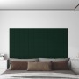 Wall panels 12 pcs dark green velvet 60x15 cm 1.08m² by vidaXL, Wall covering - Ref: Foro24-344065, Price: 29,63 €, Discount: %