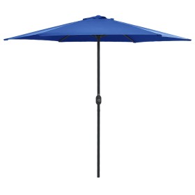 Garden umbrella with light blue aluminum pole 270x246cm by vidaXL, Umbrellas - Ref: Foro24-47351, Price: 59,02 €, Discount: %