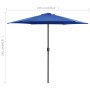 Garden umbrella with light blue aluminum pole 270x246cm by vidaXL, Umbrellas - Ref: Foro24-47351, Price: 59,02 €, Discount: %