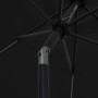 Umbrella with LED lights and black aluminum pole 300 cm by vidaXL, Umbrellas - Ref: Foro24-47366, Price: 105,99 €, Discount: %