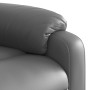 Sillón reclinable de cuero sintético gris de vidaXL, Sillones - Ref: Foro24-373489, Precio: 228,82 €, Descuento: %