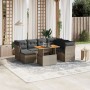 8-piece garden sofa set and gray synthetic rattan cushions by vidaXL, Garden sets - Ref: Foro24-3270955, Price: 536,30 €, Dis...