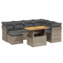 8-piece garden sofa set and gray synthetic rattan cushions by vidaXL, Garden sets - Ref: Foro24-3270955, Price: 522,25 €, Dis...