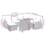 8-piece garden sofa set and gray synthetic rattan cushions by vidaXL, Garden sets - Ref: Foro24-3275832, Price: 594,24 €, Dis...