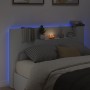 Cabecero de cama con luz LED blanco 160x16,5x103,5 cm de vidaXL, Cabeceros y pies de cama - Ref: Foro24-839252, Precio: 122,2...