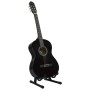 Classical guitar set for beginners, 12 pieces, black, 4/4 size, 39 inches. by vidaXL, Guitars - Ref: Foro24-70111, Price: 93,...