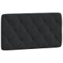 Cama con colchón terciopelo negro 100x200 cm de vidaXL, Camas y somieres - Ref: Foro24-3208642, Precio: 302,74 €, Descuento: %