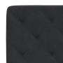 Cama con colchón terciopelo negro 100x200 cm de vidaXL, Camas y somieres - Ref: Foro24-3208642, Precio: 302,74 €, Descuento: %